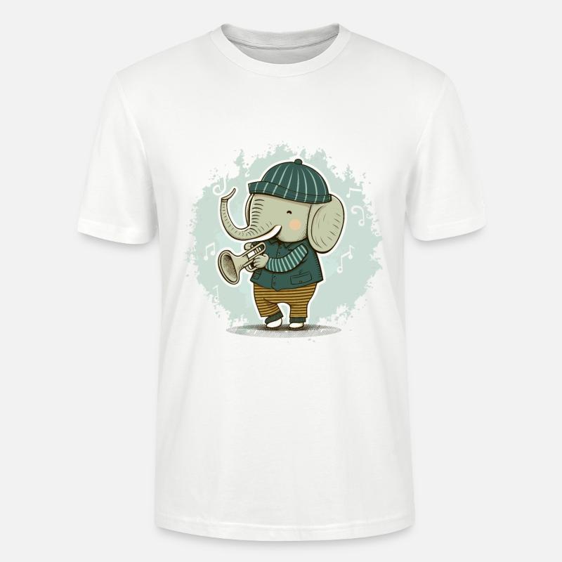 Ele-Trompete - Stanley/Stella Unisex Bio-T-Shirt CRAFTER - Weiß