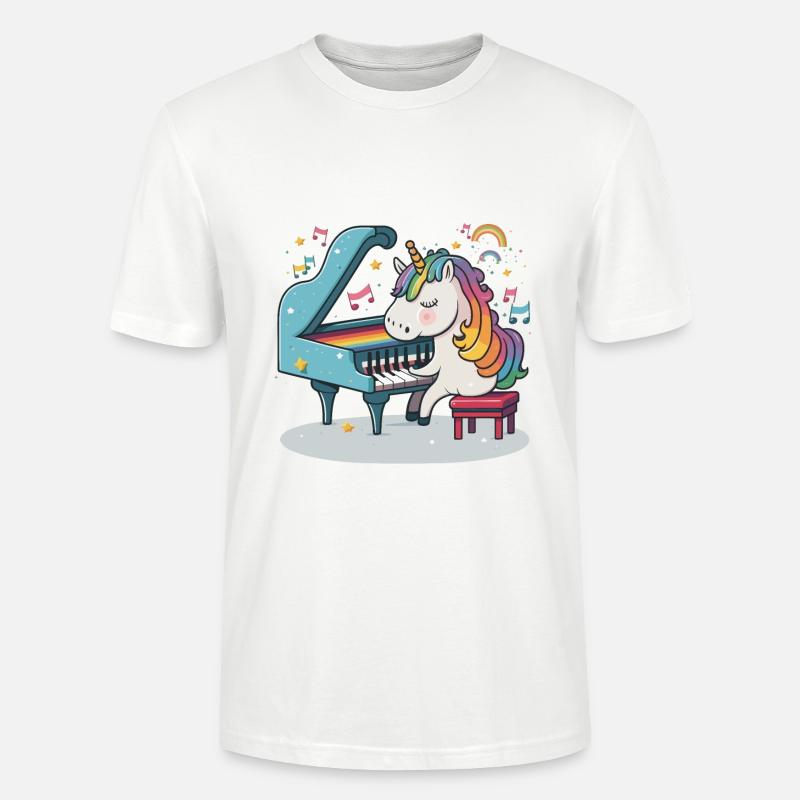 Regenbogen-Harmonie - Stanley/Stella Unisex Bio-T-Shirt CRAFTER - Weiß