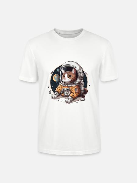 Cosmic Adventure - Stanley/Stella CRAFTER Unisex Organic T-Shirt - white