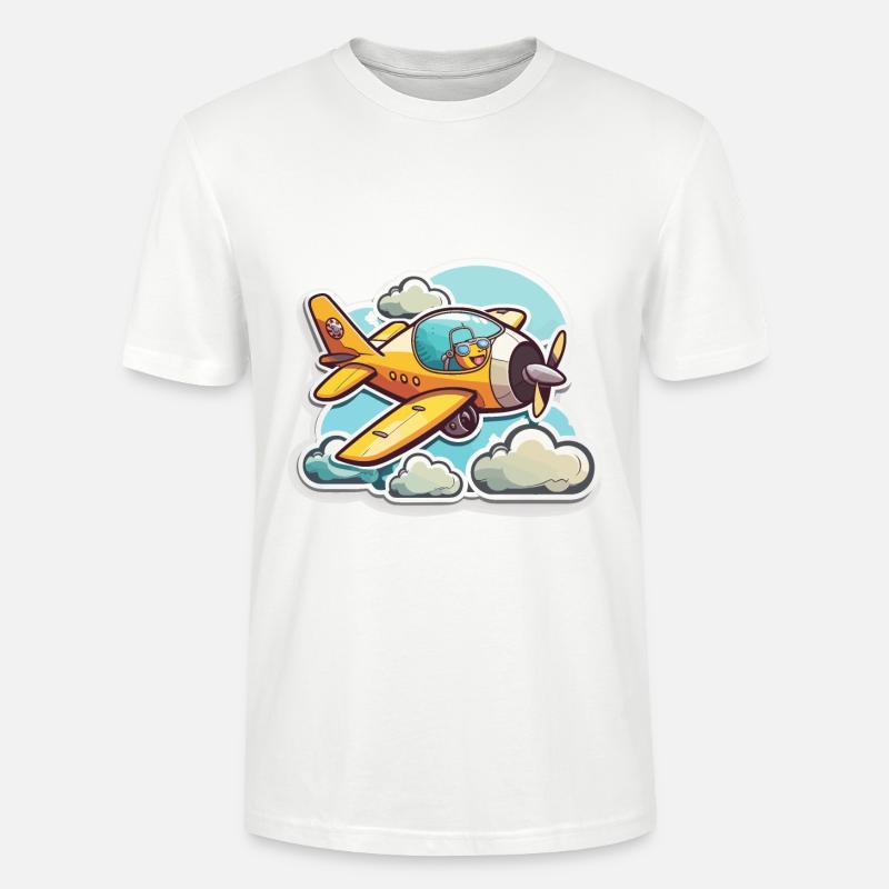 Die Geschichte der Luftfahrt - Stanley/Stella Unisex Bio-T-Shirt CRAFTER - Weiß