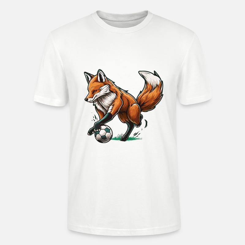 Schlauer Stürmer - Stanley/Stella Unisex Bio-T-Shirt CRAFTER - Weiß
