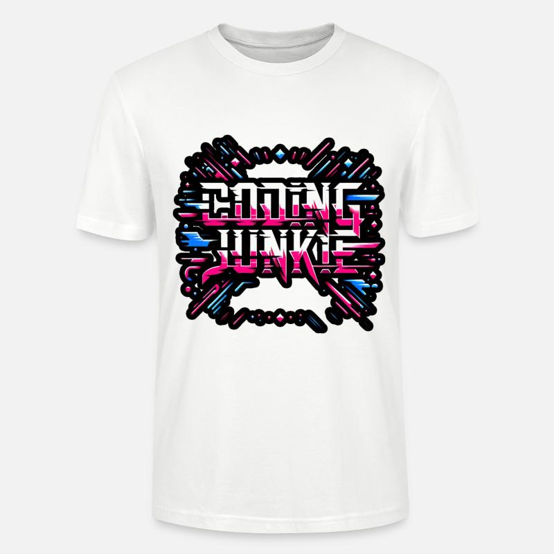 Coding Junkie 15 - Stanley/Stella Unisex Bio-T-Shirt CRAFTER - Weiß