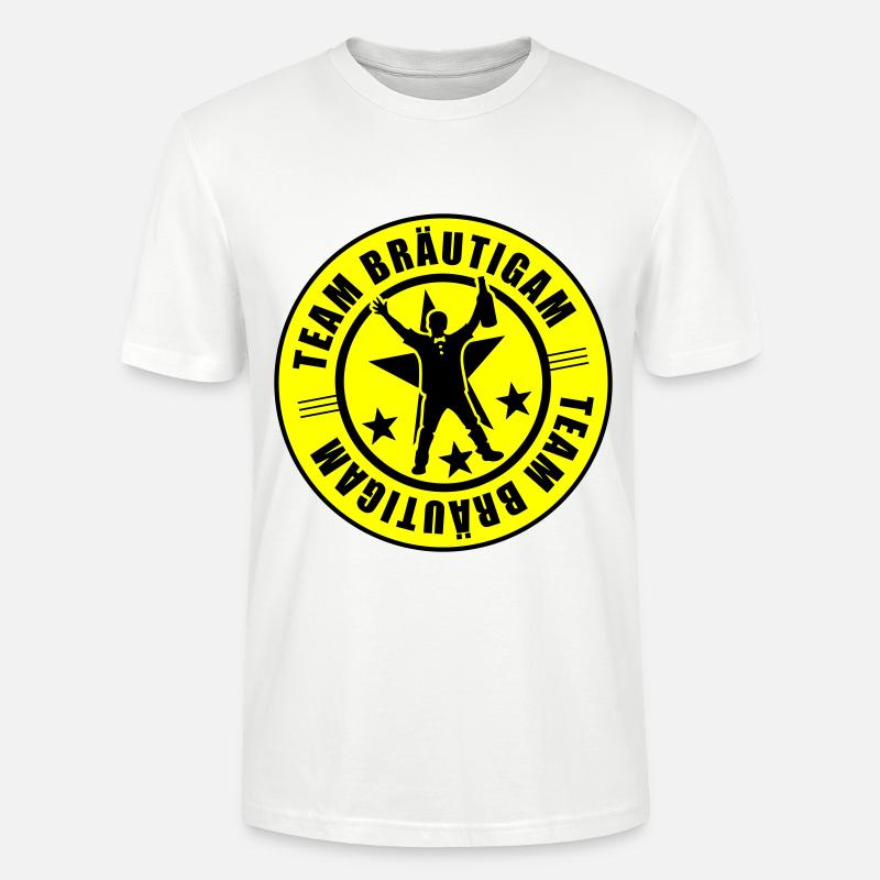 Team Bräutigam Hochzeit - Stanley/Stella Unisex Bio-T-Shirt CRAFTER - Weiß