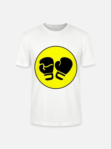 Boxen Boxhandschuhe Symbol - Stanley/Stella Unisex Bio-T-Shirt CRAFTER - Weiß