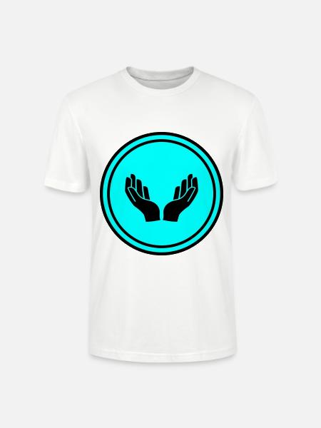 Hands icon icon - Stanley/Stella CRAFTER Unisex Organic T-Shirt - white