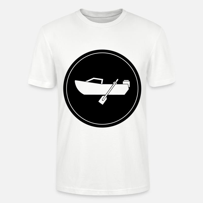 boot Symbol Kreis - Stanley/Stella Unisex Bio-T-Shirt CRAFTER - Weiß
