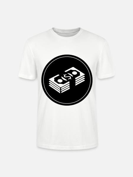 Cercle d’argent - T-shirt bio CRAFTER Stanley Stella Unisexe - blanc