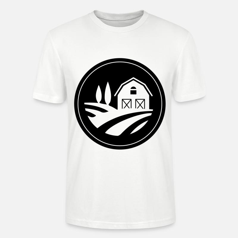 Farm Ernte Kreis - Stanley/Stella Unisex Bio-T-Shirt CRAFTER - Weiß
