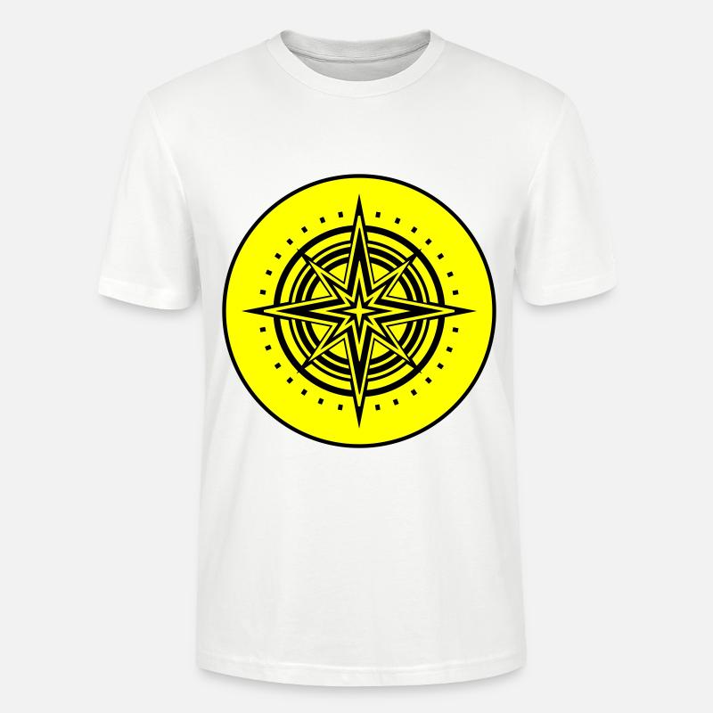 Compass icon icon - Stanley/Stella CRAFTER Unisex Organic T-Shirt - white
