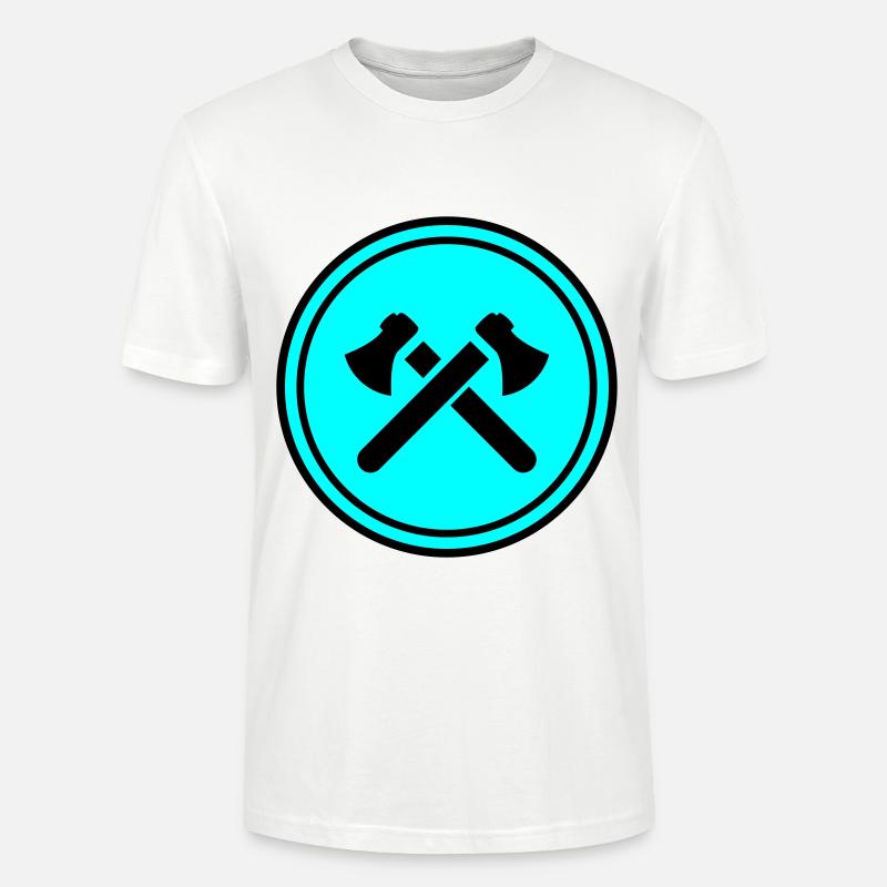 Axt Symbol - Stanley/Stella Unisex Bio-T-Shirt CRAFTER - Weiß