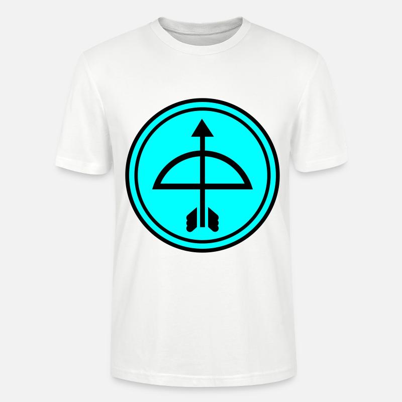 Pfeil und Bogen - Stanley/Stella Unisex Bio-T-Shirt CRAFTER - Weiß