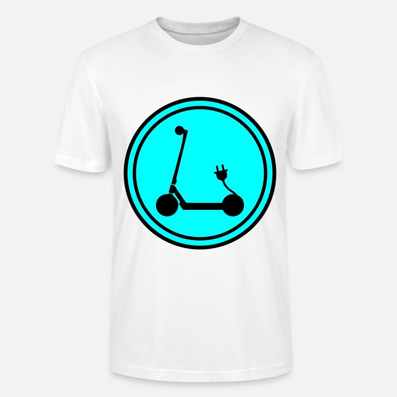E-roller Icon - Stanley/Stella Unisex Bio-T-Shirt CRAFTER - Weiß