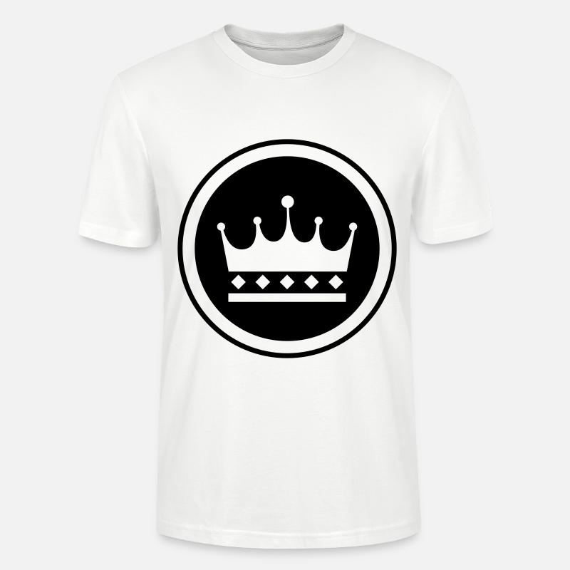 Krone Symbol - Stanley/Stella Unisex Bio-T-Shirt CRAFTER - Weiß