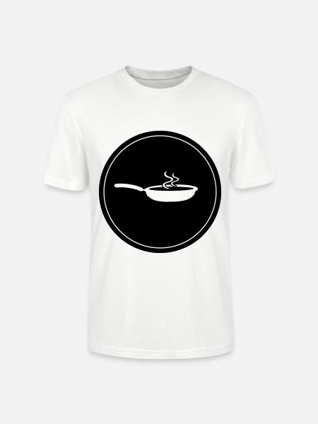Pan cook - Stanley/Stella CRAFTER Unisex Organic T-Shirt - white