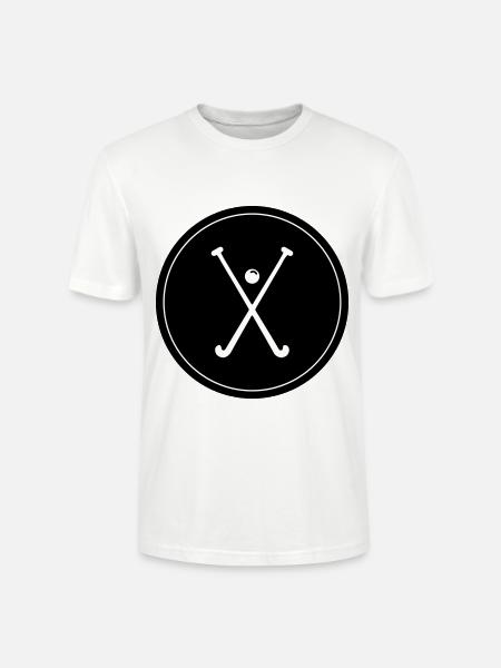 Feldhockey symbol - Stanley/Stella Unisex Bio-T-Shirt CRAFTER - Weiß