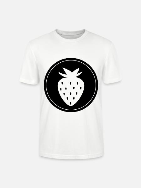 Fruit Strawberry - Stanley/Stella CRAFTER Unisex Organic T-Shirt - white