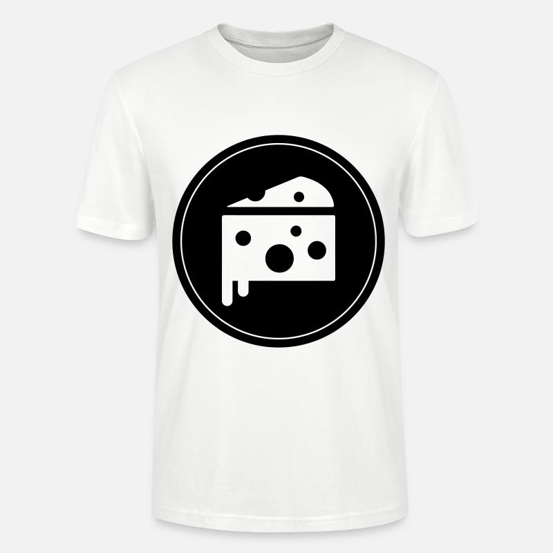 Käse Symbol Cheese - Stanley/Stella Unisex Bio-T-Shirt CRAFTER - Weiß