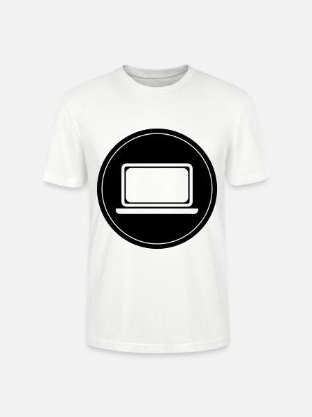 Laptop Pc Office - Stanley/Stella CRAFTER Unisex Organic T-Shirt - white