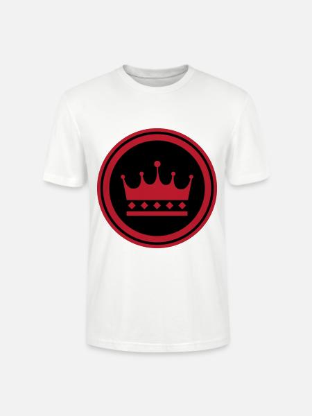 Crown Symbol - Stanley/Stella CRAFTER Unisex Organic T-Shirt - white