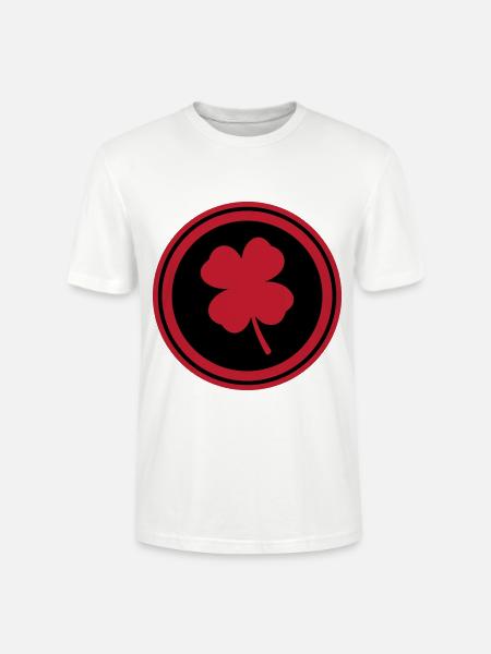 Clover Symbol - Stanley/Stella CRAFTER Unisex Organic T-Shirt - white
