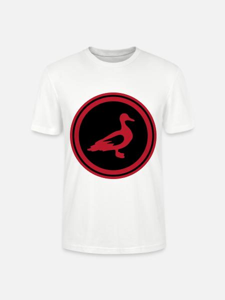 Duck animal - Stanley/Stella CRAFTER Unisex Organic T-Shirt - white