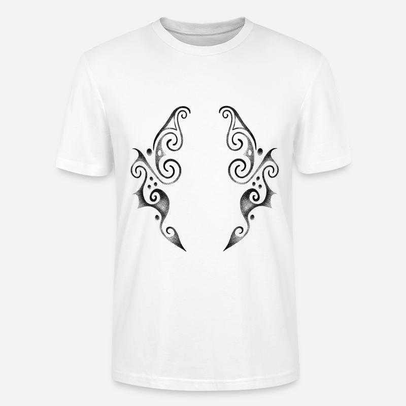 Altes Punktwork-Dotwork-Symbol - Stanley/Stella Unisex Bio-T-Shirt CRAFTER - Weiß