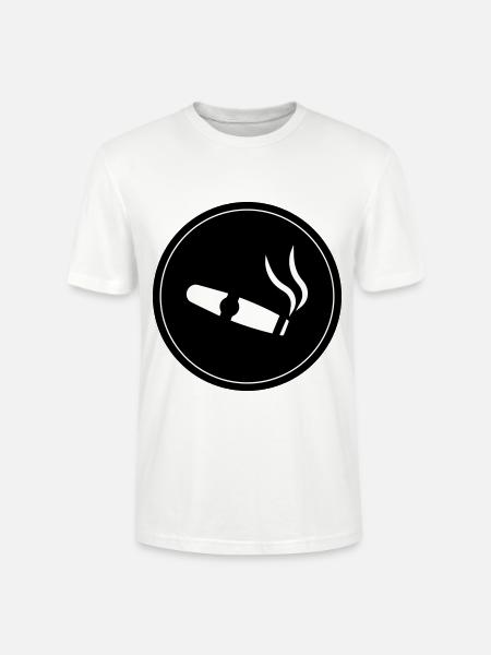 Zigarre Symbol - Stanley/Stella Unisex Bio-T-Shirt CRAFTER - Weiß