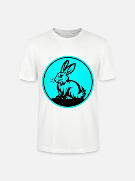 Bunny Easter Symbol - Stanley/Stella CRAFTER Unisex Organic T-Shirt - white