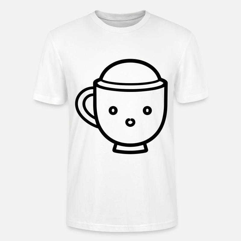 Mug de café - T-shirt bio CRAFTER Stanley Stella Unisexe - blanc