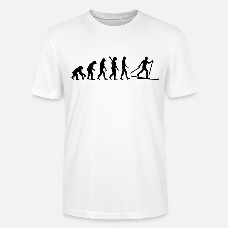 Evolution Ski Langlauf - Stanley/Stella Unisex Bio-T-Shirt CRAFTER - Weiß