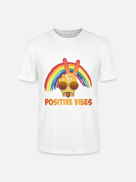 Positive Schwingungen - Stanley/Stella Unisex Bio-T-Shirt CRAFTER - Weiß