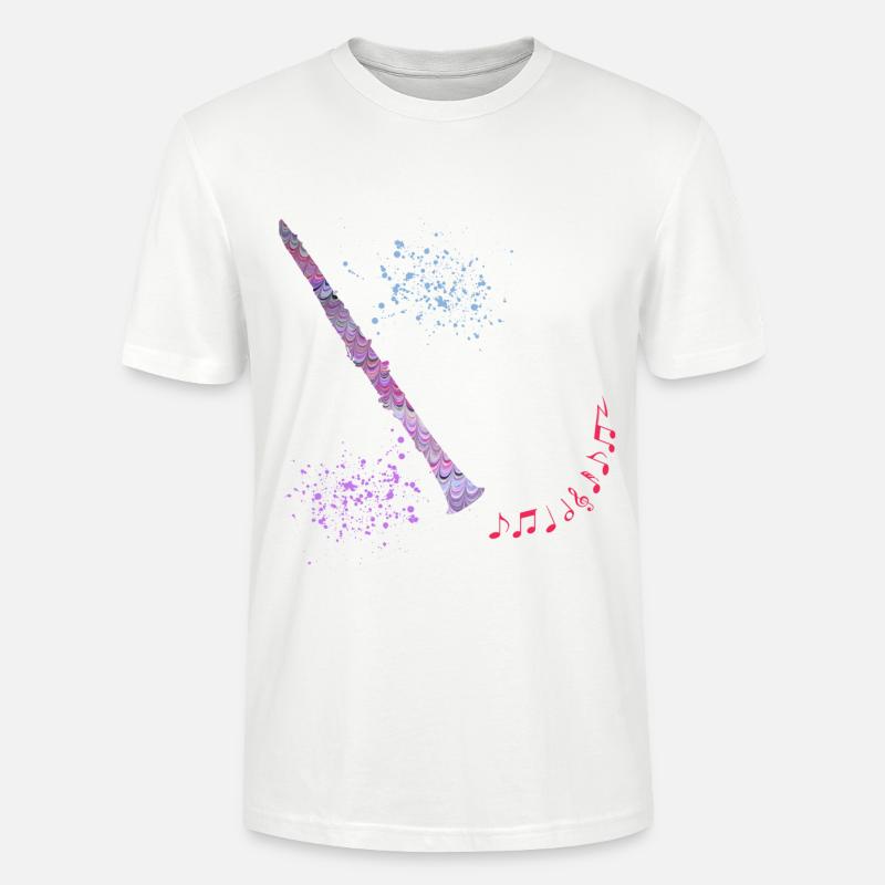 klarinette e 62 - Stanley/Stella Unisex Bio-T-Shirt CRAFTER - Weiß