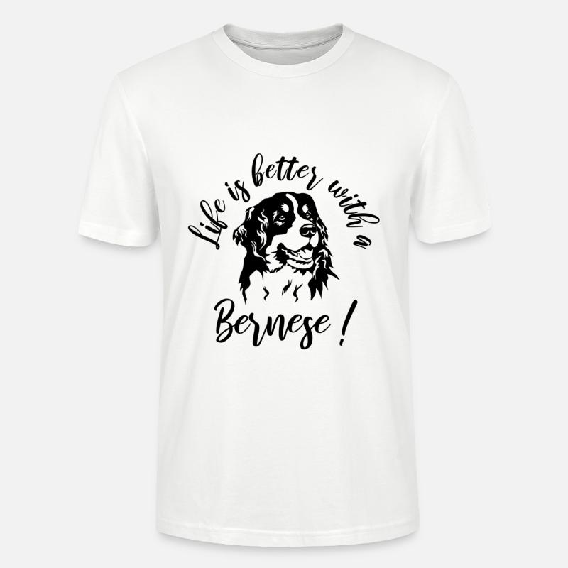 Berner Berghund - Stanley/Stella Unisex Bio-T-Shirt CRAFTER - Weiß