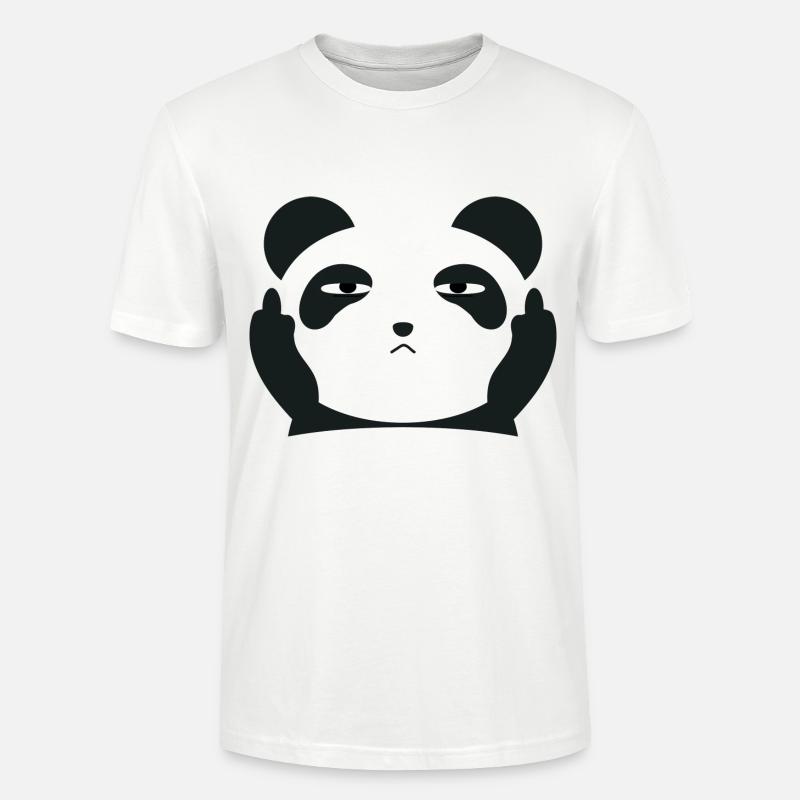 Mittelfinger - Stanley/Stella Unisex Bio-T-Shirt CRAFTER - Weiß
