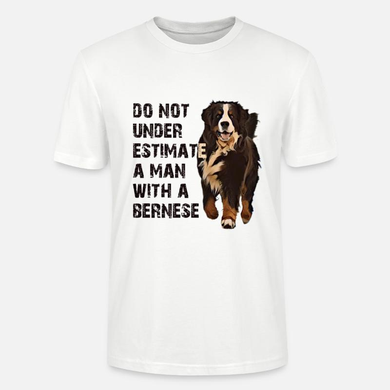 Berner Berghund - Stanley/Stella Unisex Bio-T-Shirt CRAFTER - Weiß