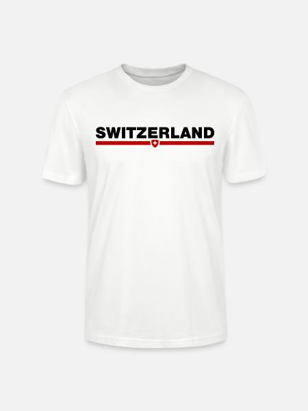 Switzerland - Stanley/Stella CRAFTER Unisex Organic T-Shirt - white