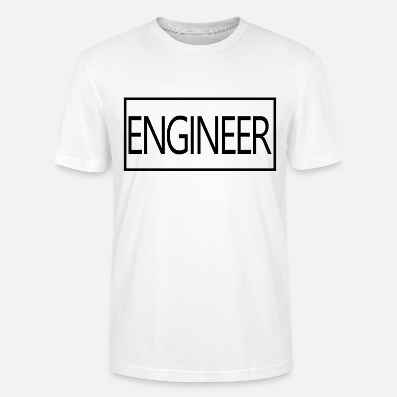 Engineer Proud Graduated Engineering Student - Stanley/Stella CRAFTER Unisex Organic T-Shirt - white
