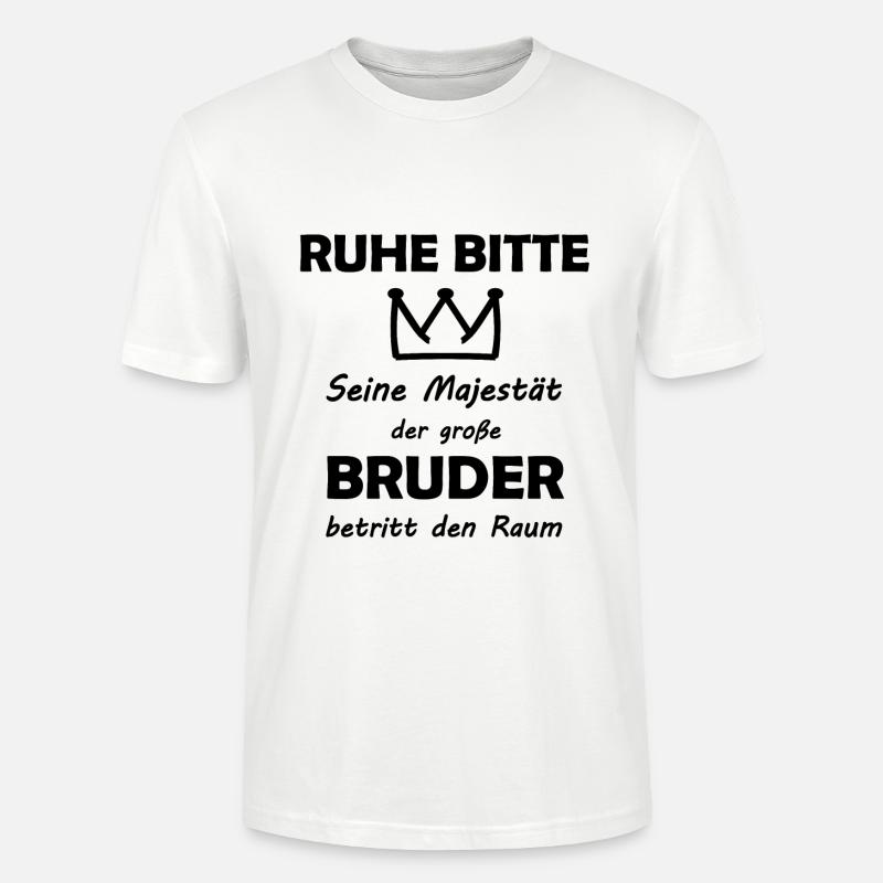 Der große Bruder - Stanley/Stella Unisex Bio-T-Shirt CRAFTER - Weiß