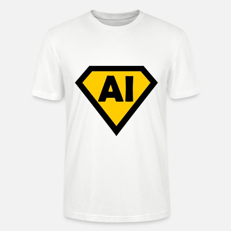 Intelligenz und Coding - Stanley/Stella Unisex Bio-T-Shirt CRAFTER - Weiß