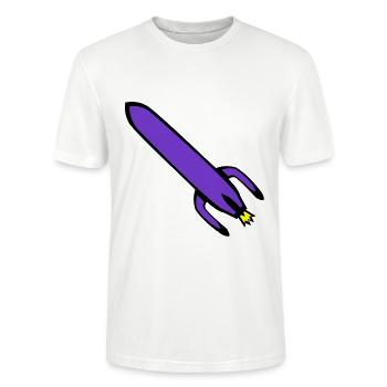 Technologie des fusées - T-shirt bio CRAFTER Stanley Stella Unisexe - blanc - Devant - Alina (178cm) & Michal (187cm)