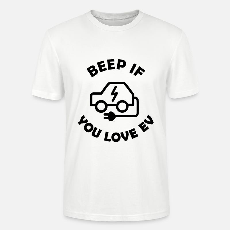 Die elektrischen Autos - Stanley/Stella Unisex Bio-T-Shirt CRAFTER - Weiß
