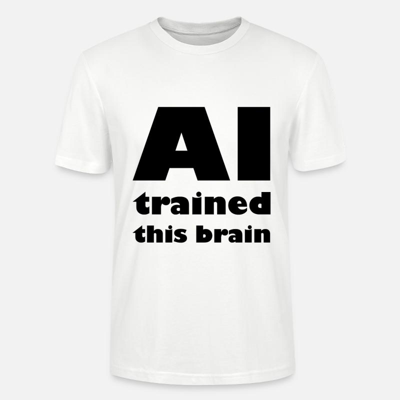 L'intelligence des robots - T-shirt bio CRAFTER Stanley Stella Unisexe - blanc