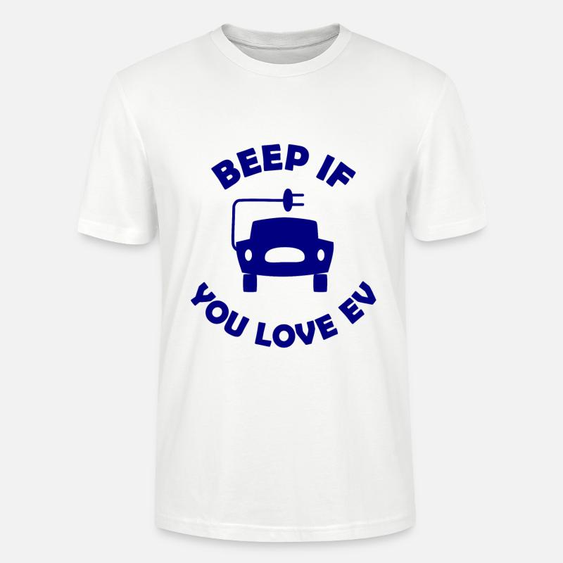 Die E Auto Fans - Stanley/Stella Unisex Bio-T-Shirt CRAFTER - Weiß