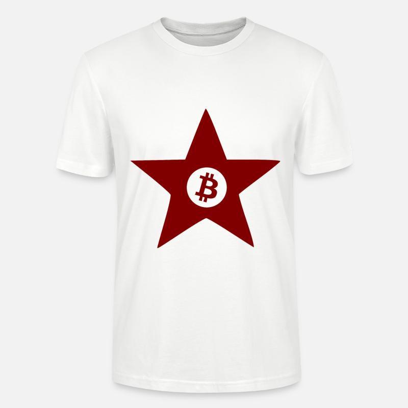 Die Krypto Revolution Bitcoin - Stanley/Stella Unisex Bio-T-Shirt CRAFTER - Weiß