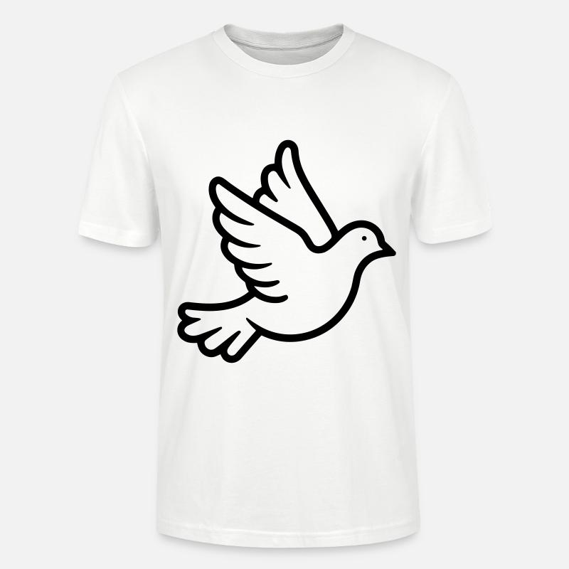 Taube - Stanley/Stella Unisex Bio-T-Shirt CRAFTER - Weiß