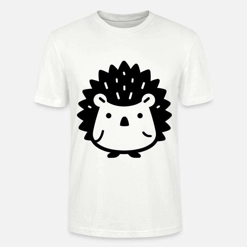 Igel - Stanley/Stella Unisex Bio-T-Shirt CRAFTER - Weiß