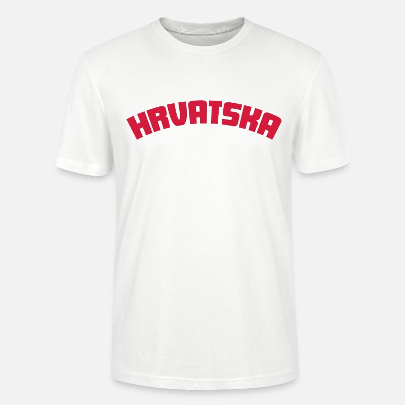 hrvatska - Stanley/Stella Unisex Bio-T-Shirt CRAFTER - Weiß