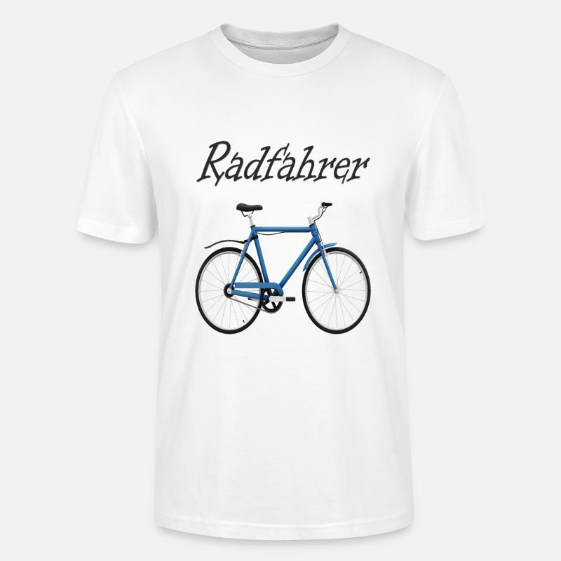 Conception de vélo - T-shirt bio CRAFTER Stanley Stella Unisexe - blanc