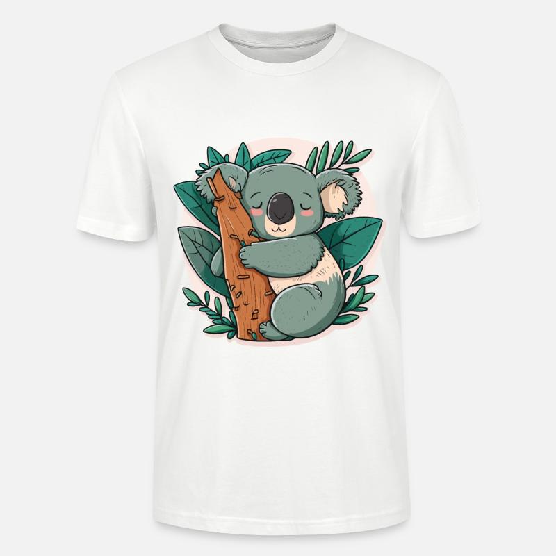 Koalas Startseite - Stanley/Stella Unisex Bio-T-Shirt CRAFTER - Weiß