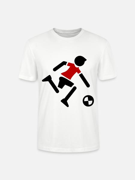 Soccer Player Soccer Player - Stanley/Stella CRAFTER Unisex Organic T-Shirt - white